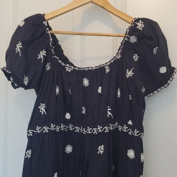 Gretchen Scott, Big Love Maxi Dress, Navy Blue, Size M - Picture 6 of 12